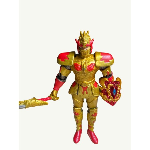 Bandai Power Rangers Red Dragon Thunderzord Warrior Action Figure  Sword 1998 - Picture 7 of 11